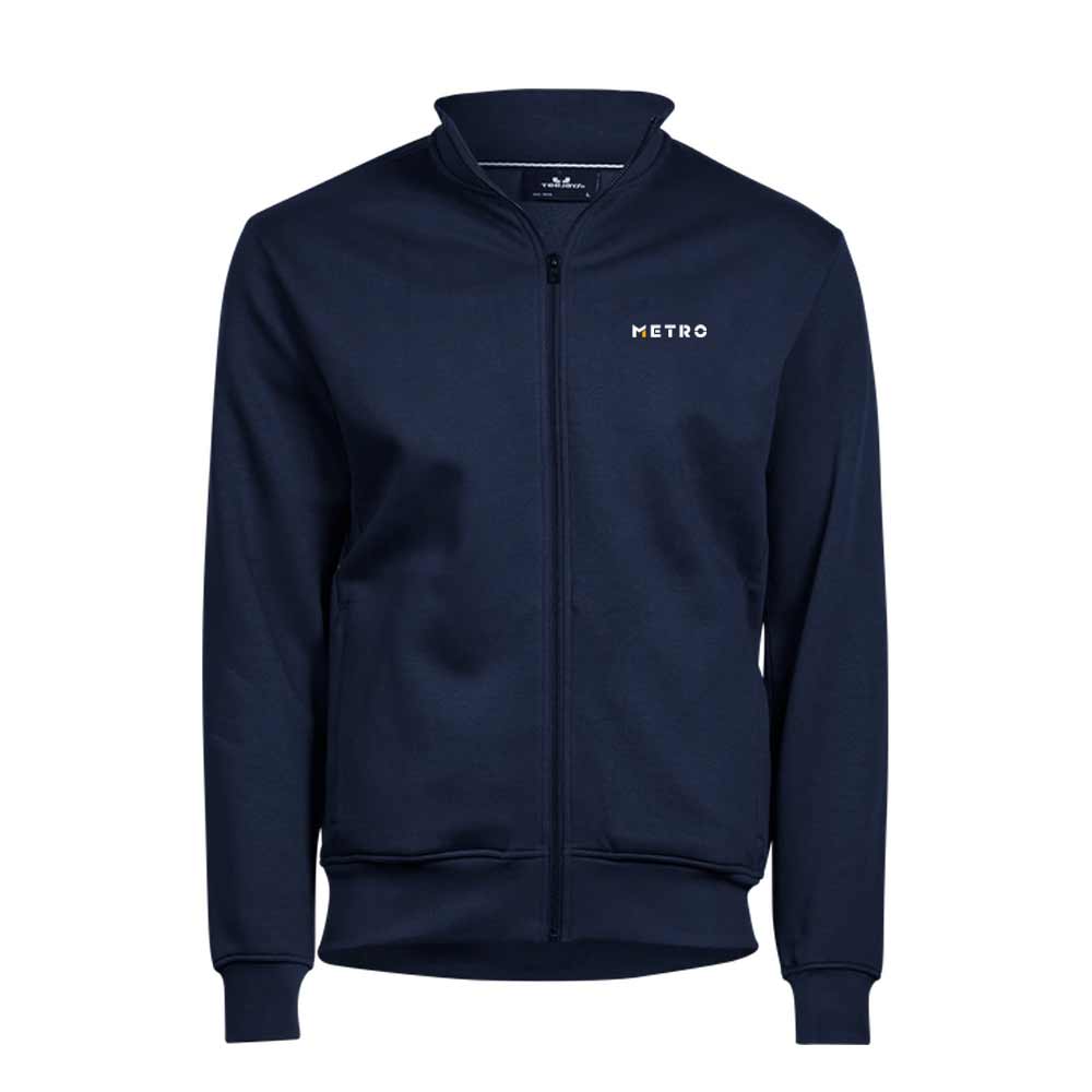 Sweatshirt Jacke navy AG Druck S