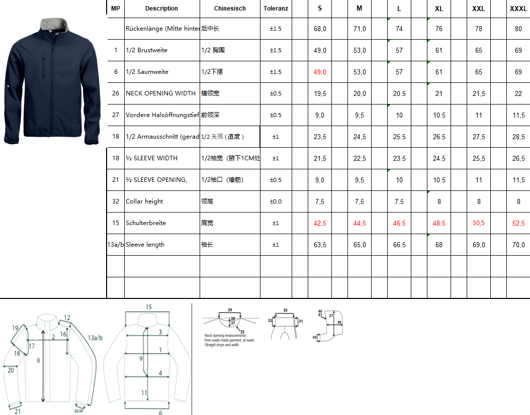 Softshelljacke METRO Sourcing M