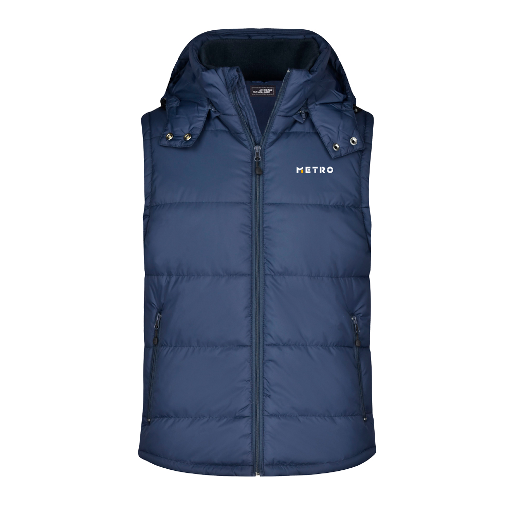 Gepolsterte Weste navy AG Stick L
