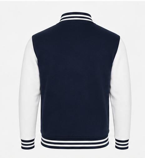 Collegejacke navy AG Druck L